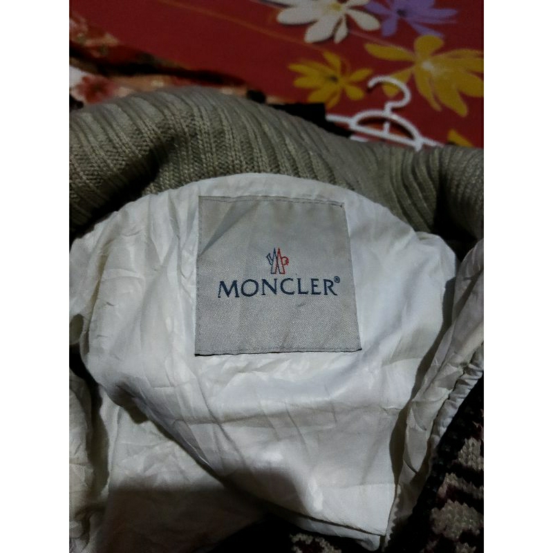 puffer jaket moncler semi rajut