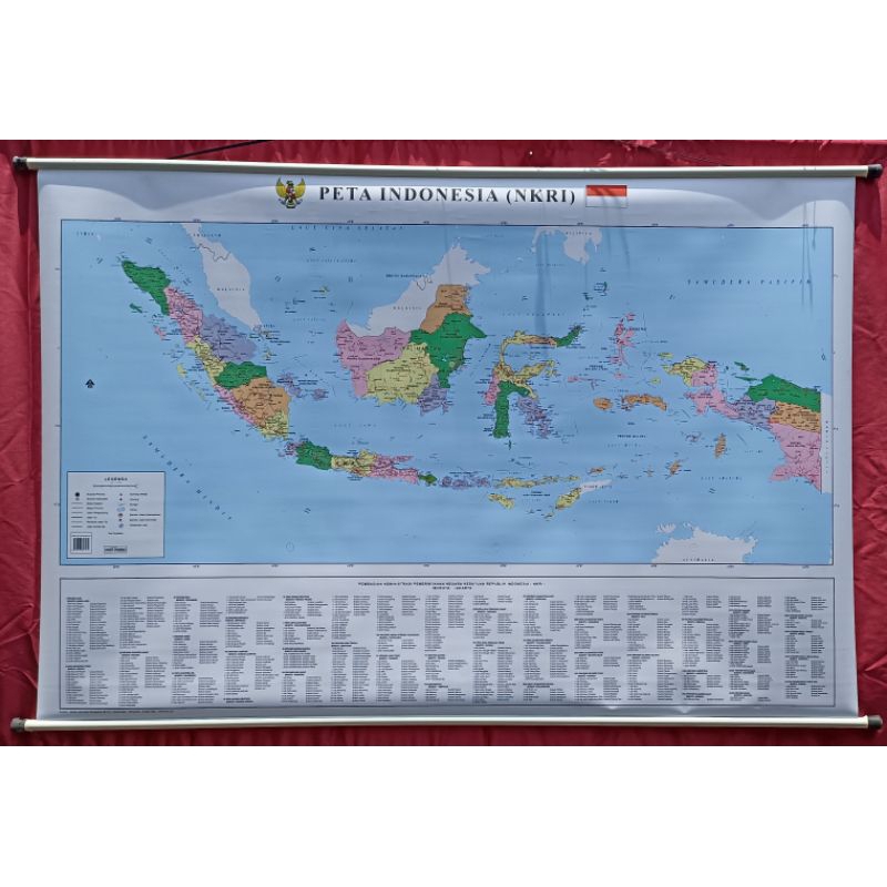 peta indonesia sedang peta dinding