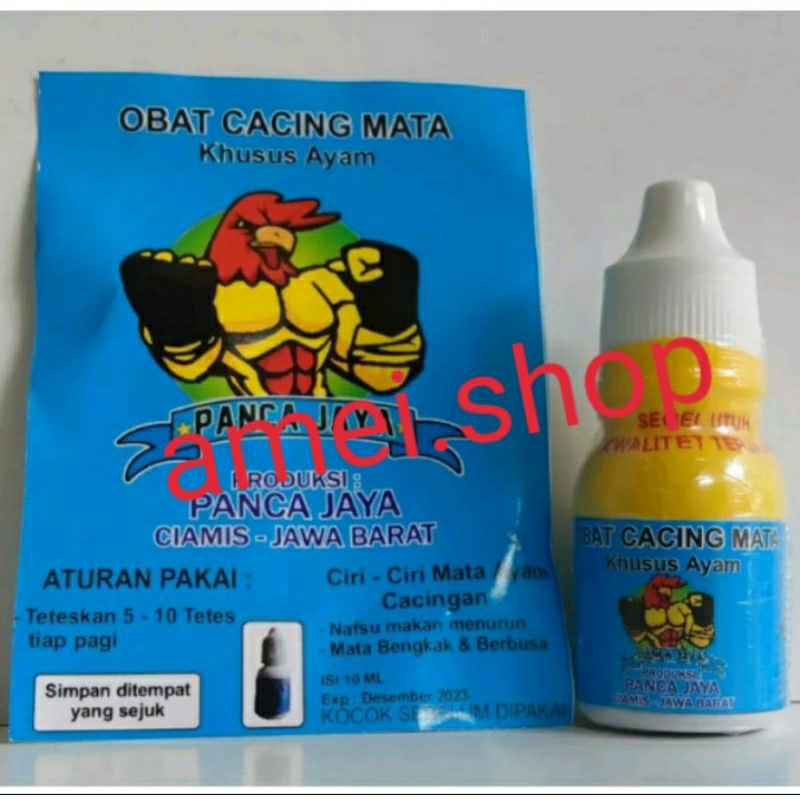 Obat Cacing Mata Ayam Cacing Mata Khusus Ayam Panca Jaya
