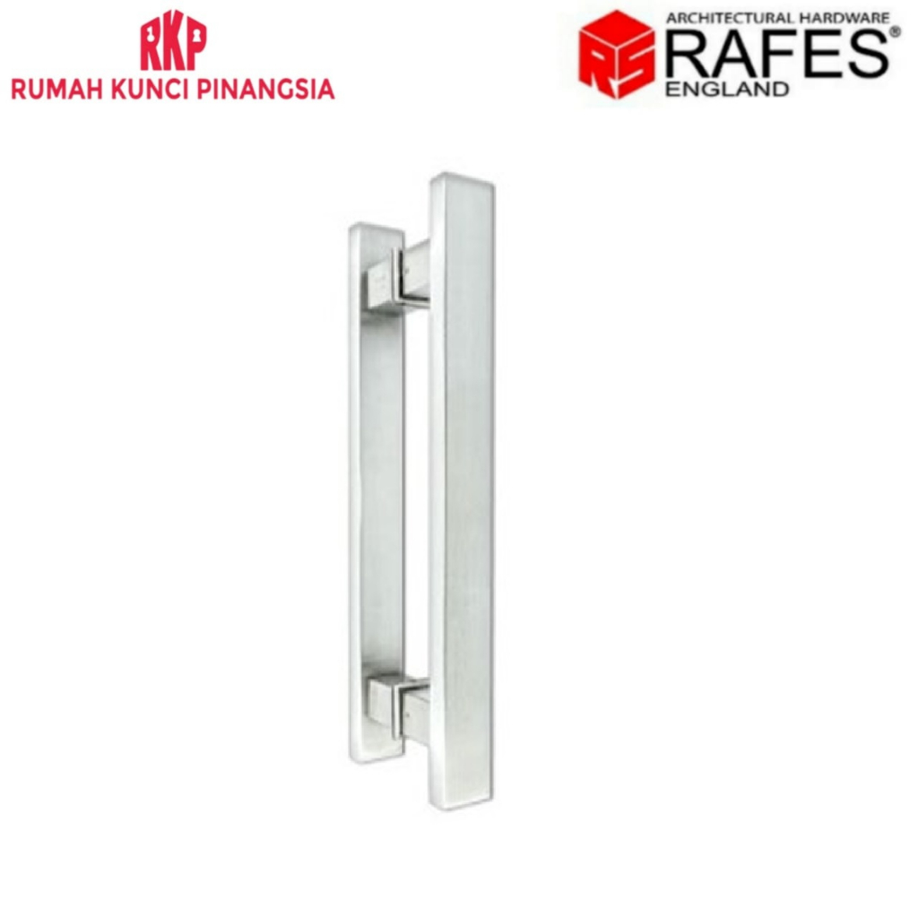 Pull Handle Gagang Pintu Tarik 40 cm Silver Solid Stainless Steel SUS 316 RAFES HK 4833