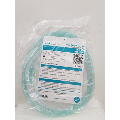 Nasal Cannula Oxygen Dewasa GEA / Nasal Cannula Dewasa