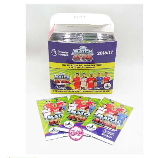 Kartu Bola Topps Match Attax Premier League 2012/2013-2013/2014-2014/2015-2015/2016-2016/2017 perpac