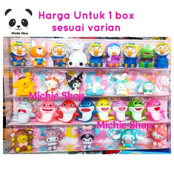 

BIG SALE Figure Toppers Kue 5cm Baby Shark Pororo Ultraman Sanrio Hello Kitty