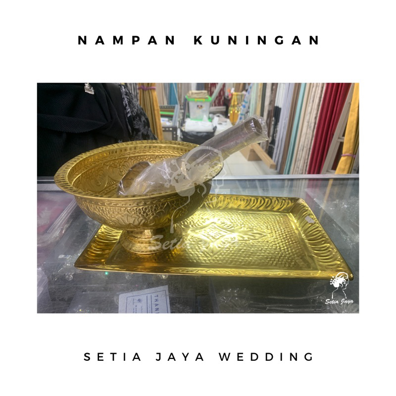 Set Kuningan Injak Telor/ Set Bokor Panggih