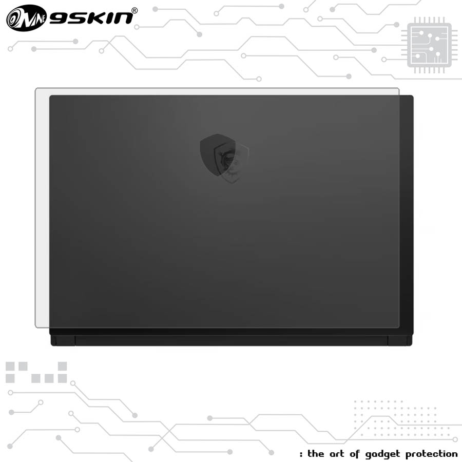 9Skin - Protector For MSI GS66 Stealth UG11 - 3M Matte Guard