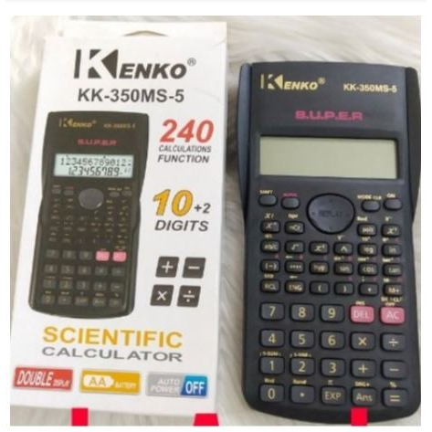 

Kalkulator Scientific KENKO - Calculator Ujian Sin Cos Tan Ilmiah / Sains