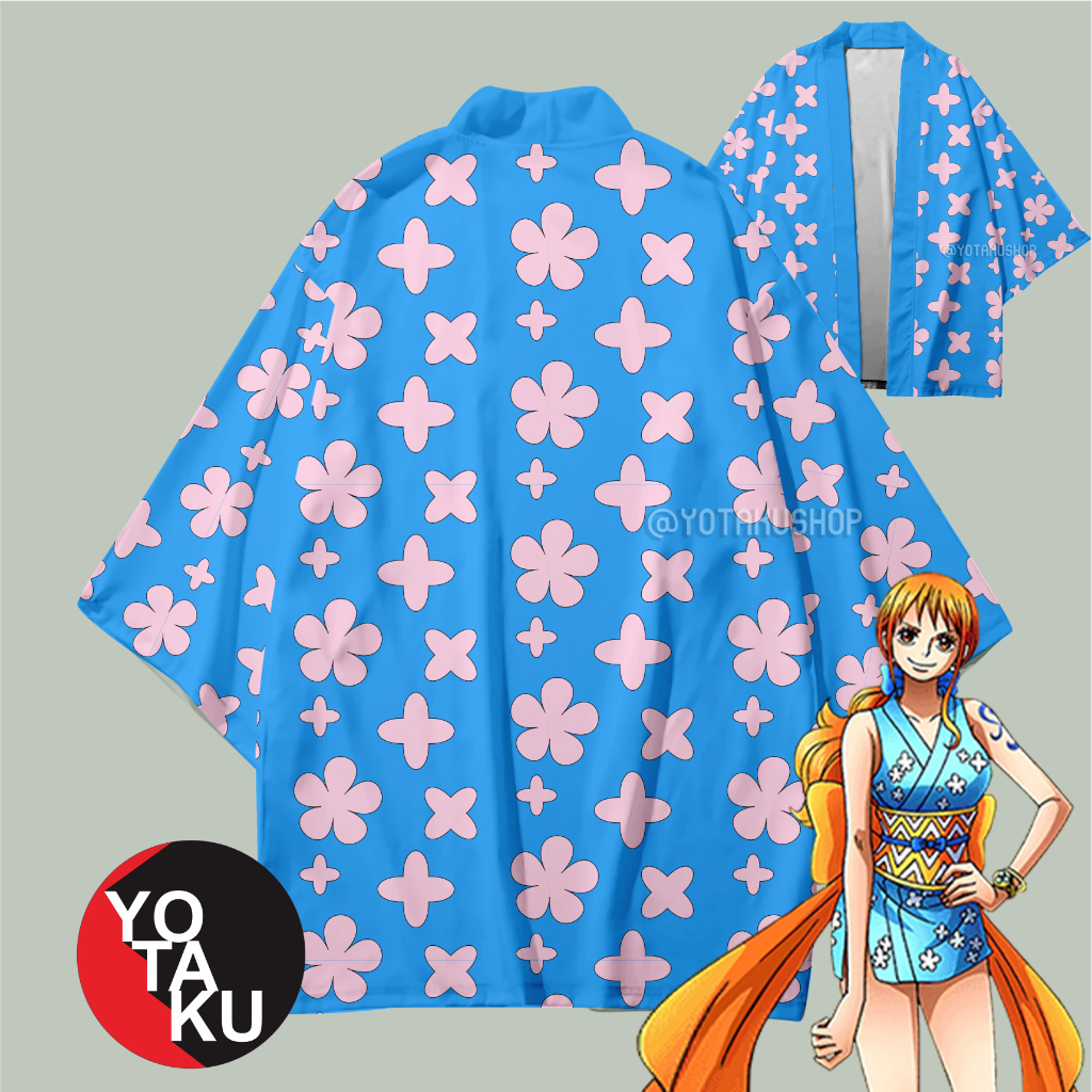 Haori Cardigan Anime One Piece Nami Wano Kostum Cosplay Jepang YOTAKUSHOP