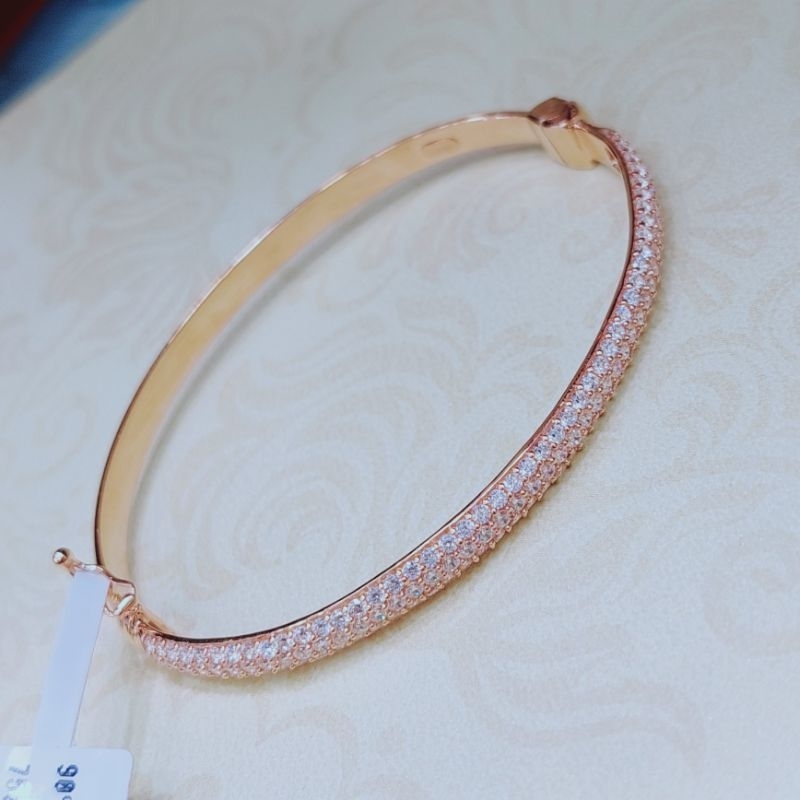 gelang listring  emas 750%17/18k