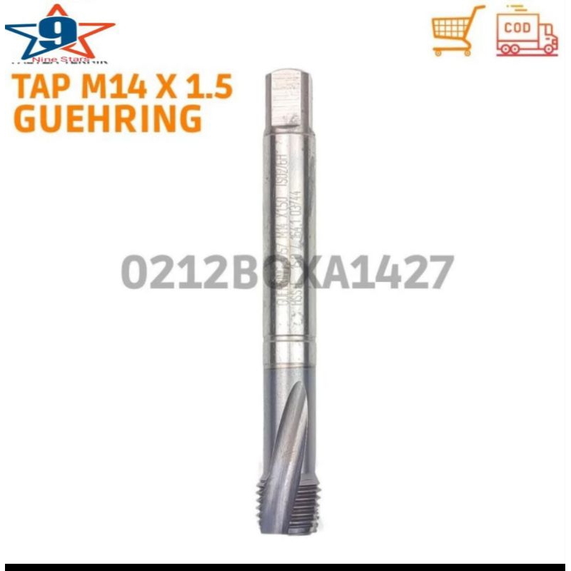 Tap M14x1.5 tap baut 19 guehring bukan Yamawa