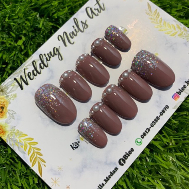 kuku palsu / FAKE NAILS MEDAN FREE LEM