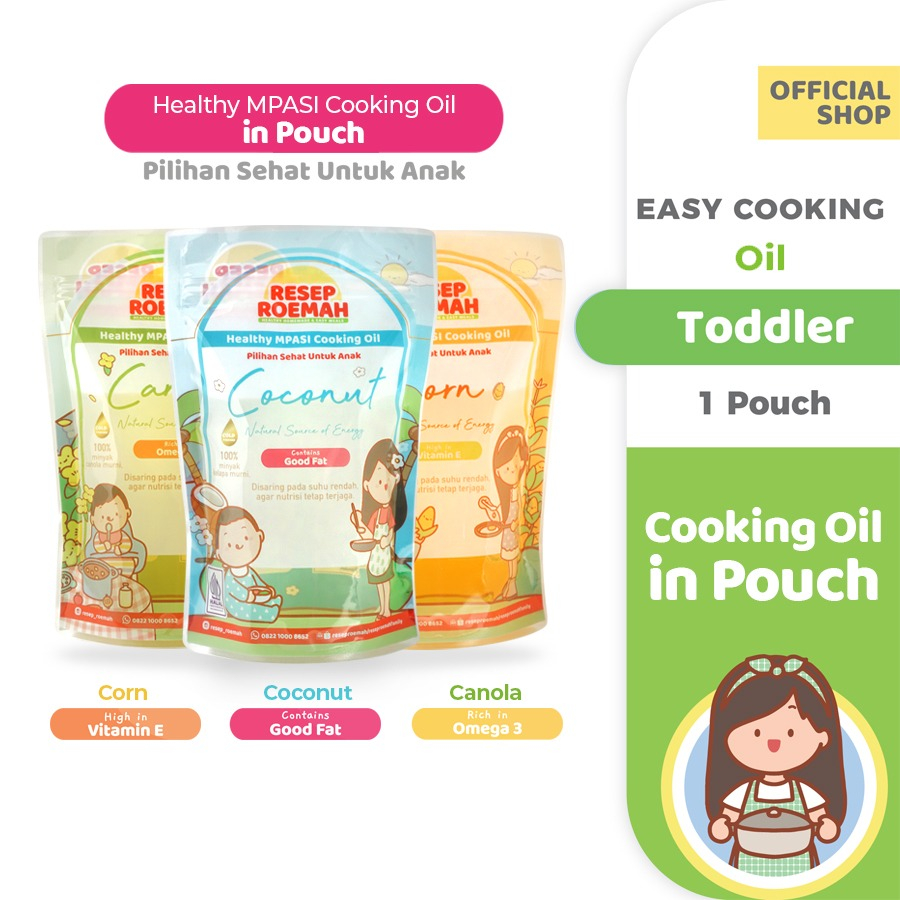 

Resep Roemah Healthy MPASI Cooking Oil Refill Pouch / Minyak Goreng Sehat untuk MPASI Kemasan Refill Ekonomis / Bahan Masak MPASI