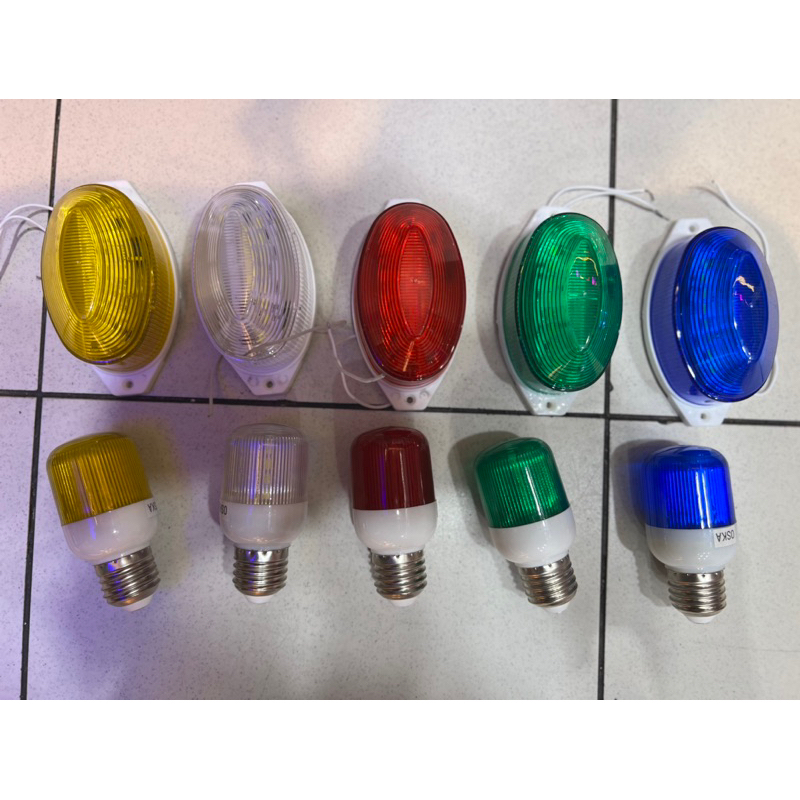 Lampu Tembak Blitz Strobo AC 220V Anti Burung Hantu Lampu Flash Led Kedip Lampu Signal Strobo Flash