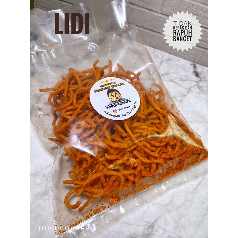 

KERUPUK LIDI/MIE LIDI RAPUH by TOPUICORNER || FRESHMADE & PREMIUM QUALITY !!