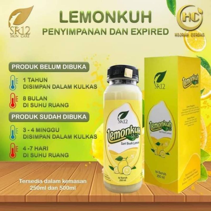 

Lemonkuh SR12 minuman sari buah lemon murni yang mengandung 99,96% sari buah lemon