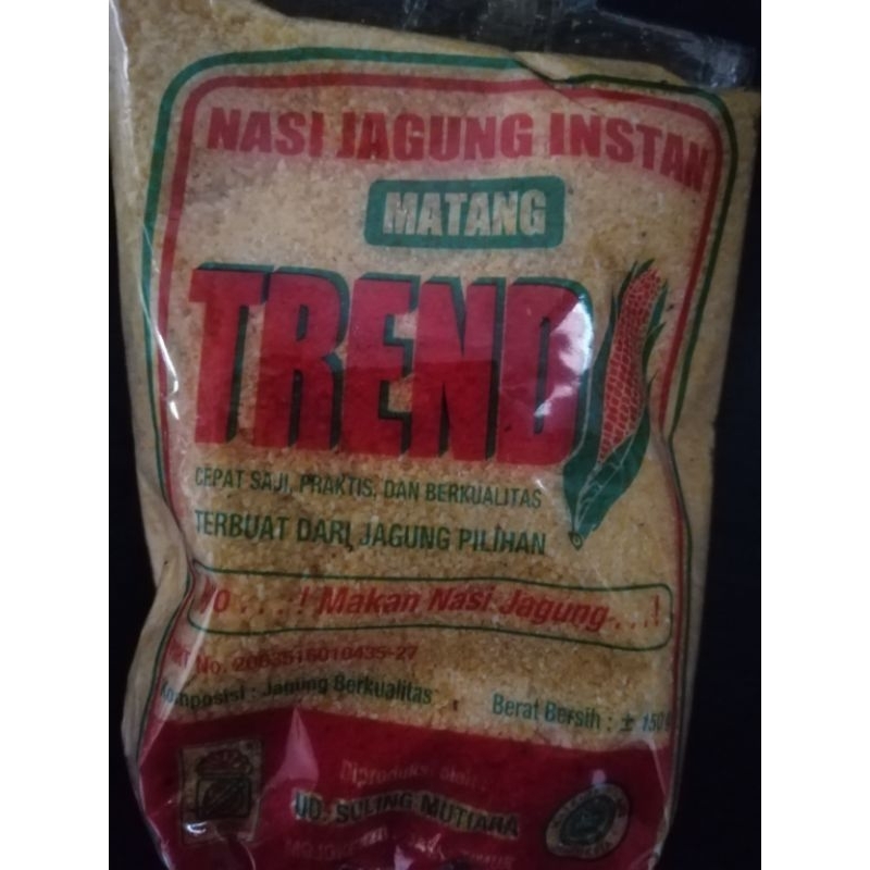 

nasi jagung siap masak TREN instan