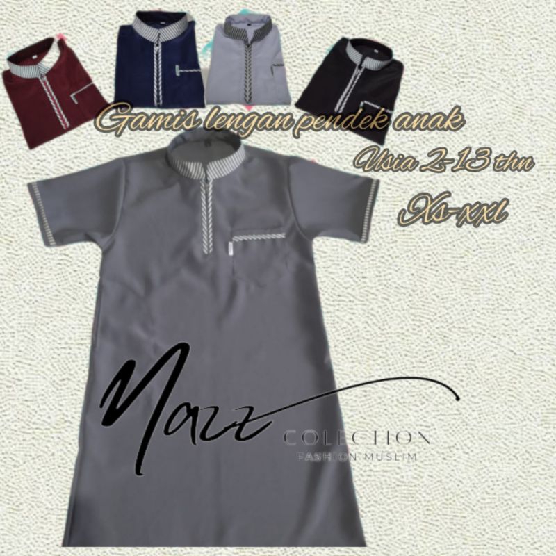 gamis lengan pendek anak|jubah anak laki laki