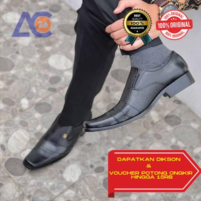 Sepatu Pantofel Kerja Pria Kulit  Asli Sepatu  Pria Kulit  Asli Sepatu Kerja Formal Kulit berkualita
