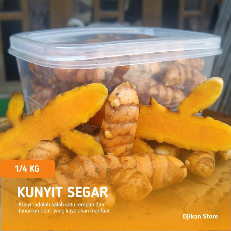 

KUNYIT JAWA SEGAR; KUNIR; REMPAH DAPUR