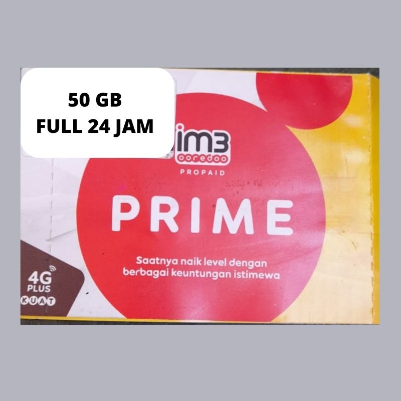 Kartu Kuota Internet Indosat 50Gb 12bln 24jam