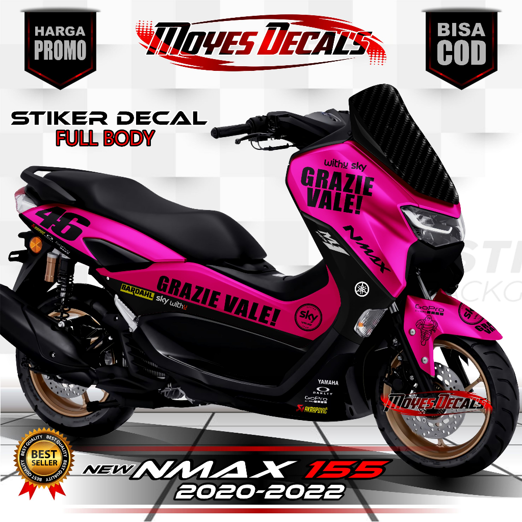 Stiker NEW Nmax 155 Skotlet Full Body RACE 2