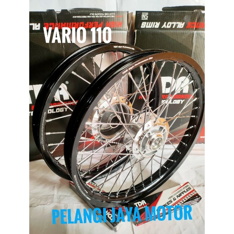 Sepaket Velg Tdr Original Motor - Vario 110  Vario 125 -  Beat - Scoopy-  Genio - Spacy Paket tromol