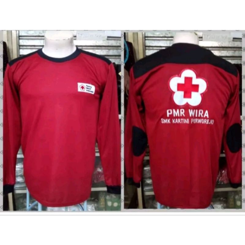 kaos PMR #full bordir belakang dan depan