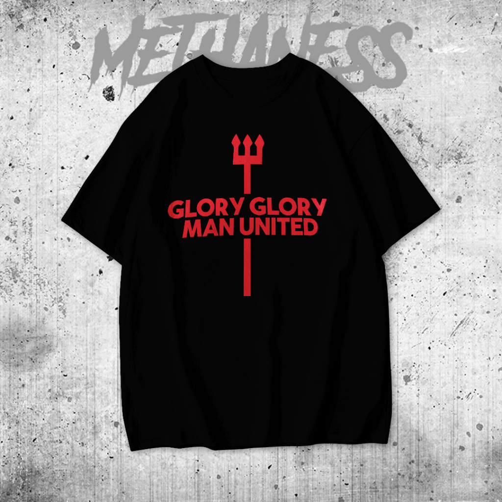 KAOS MAN UTD / KAOS GLORY GLORY MAN UTD MANCHESTER MERAH