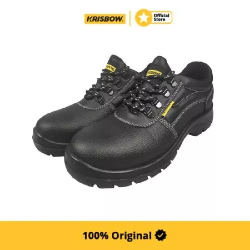 Sepatu Safety Krisbow Argon 4" ORIGINAL 100% || Safety Shoes Krisbow | Sepatu Krisbow Ujung Besi