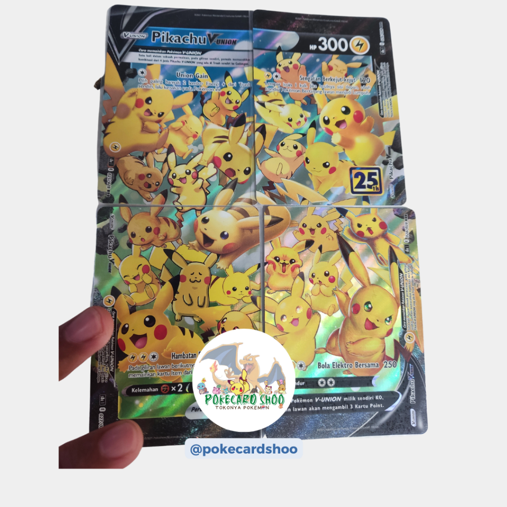 KARTU POKEMON MURAH JAMINAN ORIGINAL / KARTU TCG INDONESIA ORIGINAL MURAH / KARTU V UNION / KARTU PR