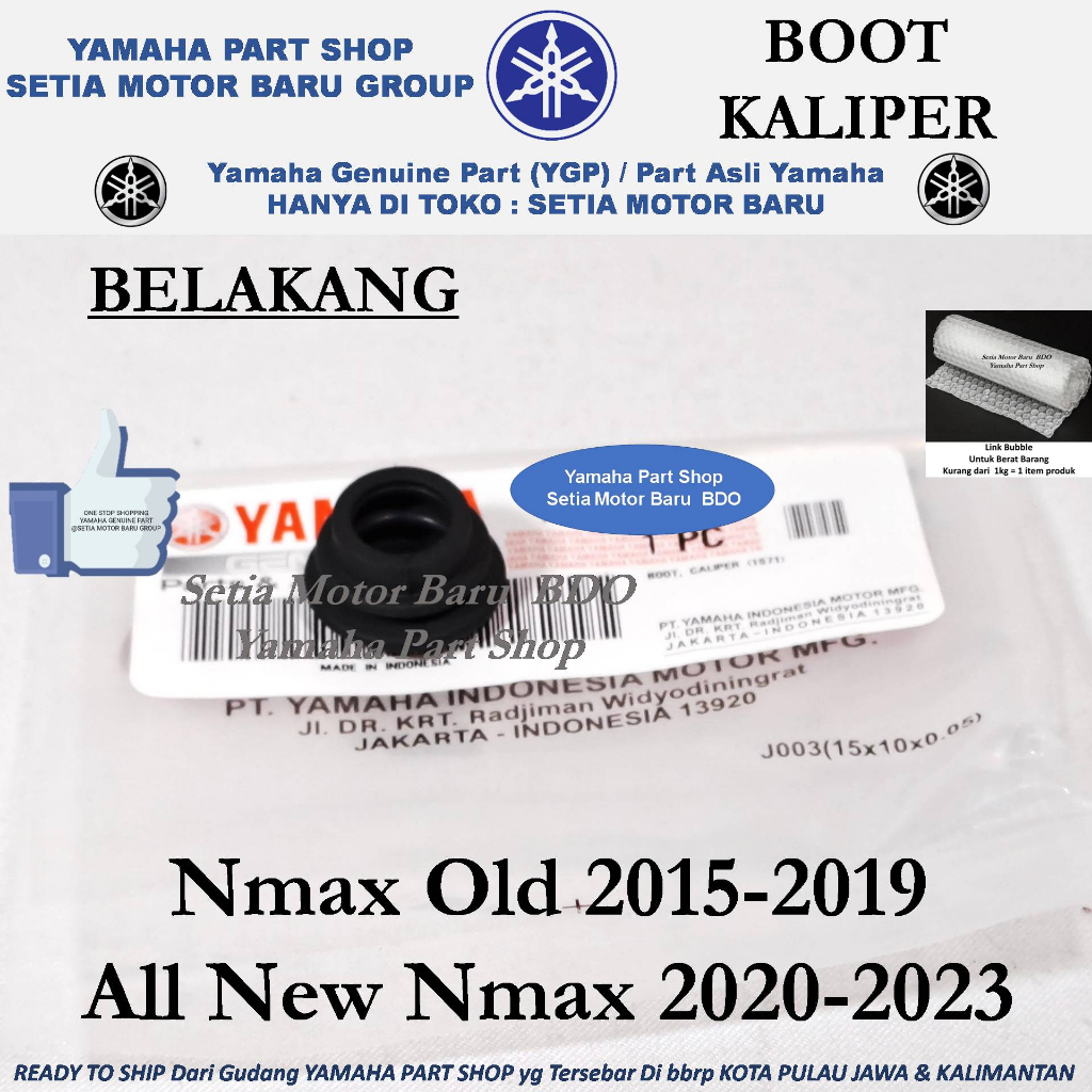 Boot Kaliper Karet Belakang N Max Nmax Old All New Nmax N Max Ori Asli Yamaha Bandung