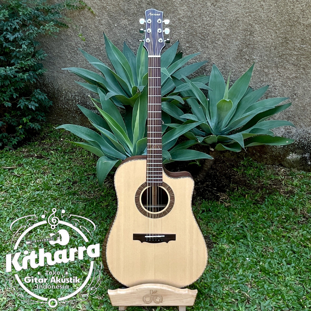 Gitar Akustik Avirama Dreadnought Cutaway All Solid Rosewood