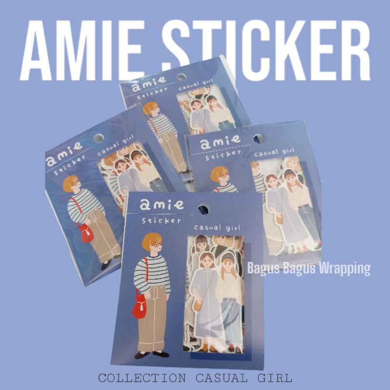 

CASUAL GIRL STICKER JOURNAL AESTHETIC/ STICKER VINTAGE RETRO/ SCRAPBOOK