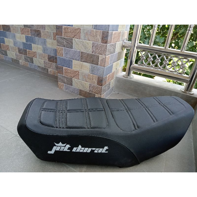 Jok RX king YAMAHA tahu-jok RX king jet darat busa biru-jok RX king model tahu Lis hitam
