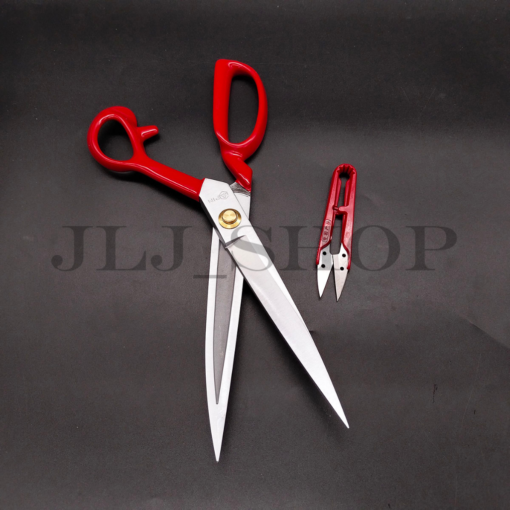 

mg gunting potong bahan kain (tailor) ukuran 12" (1124 MERAH)