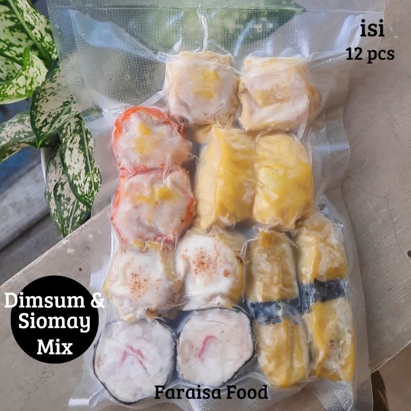 

DIMSUM DAN SIOMAY MIX FROZEN ISI 12 PCS ENAK MURAH DAN HALAL