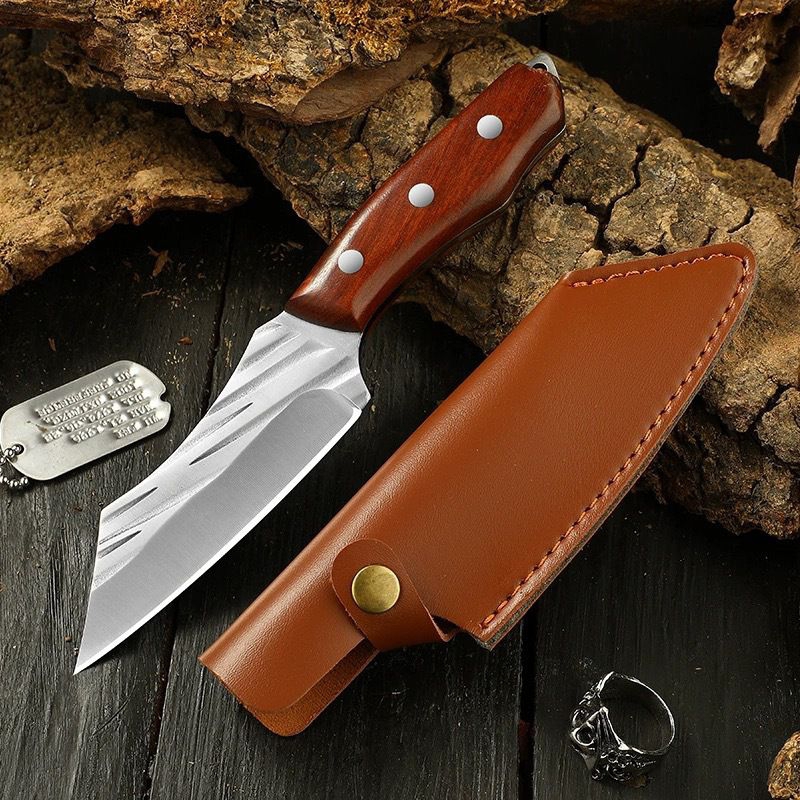 Pisau Dapur Jepang Tajam Pemotong Daging Serbaguna Chef Knife 4CR13-Pisau Dapur  authentic asli Jepa