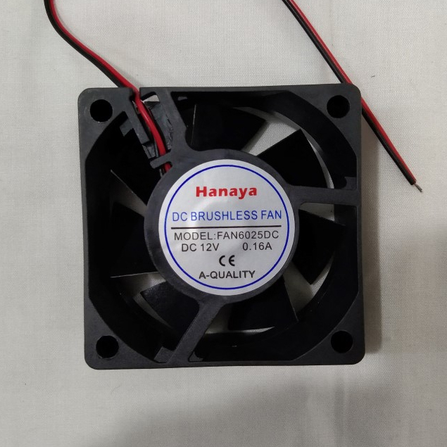 Fan DC Kipas DC 6X6 12 Volt