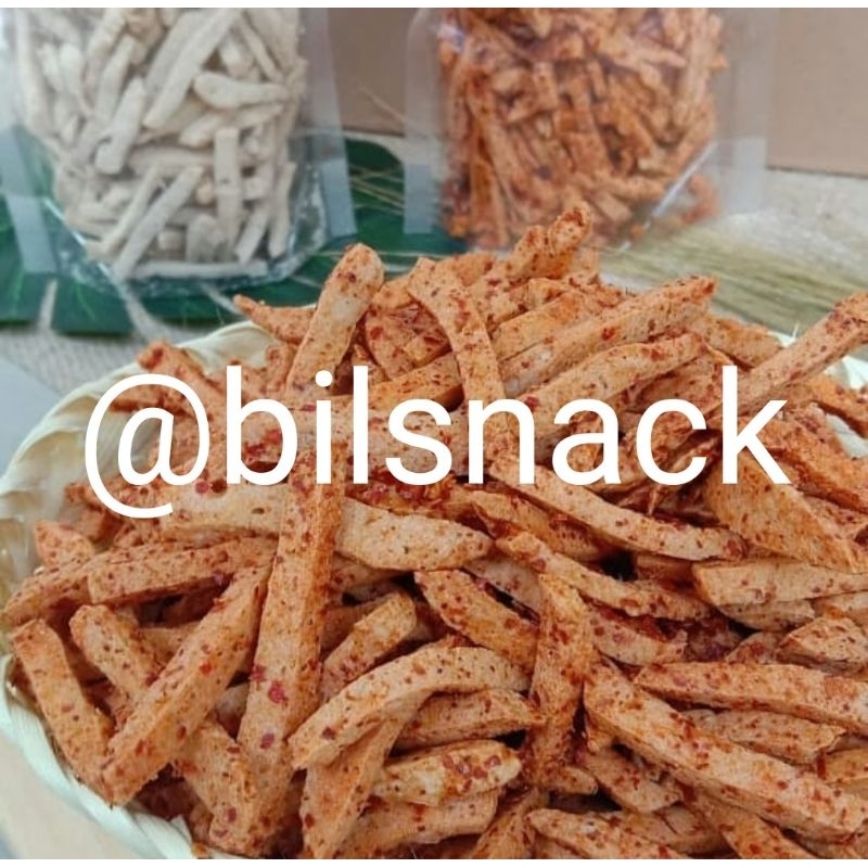 

basreng stik viral pedas daun jeruk ecer