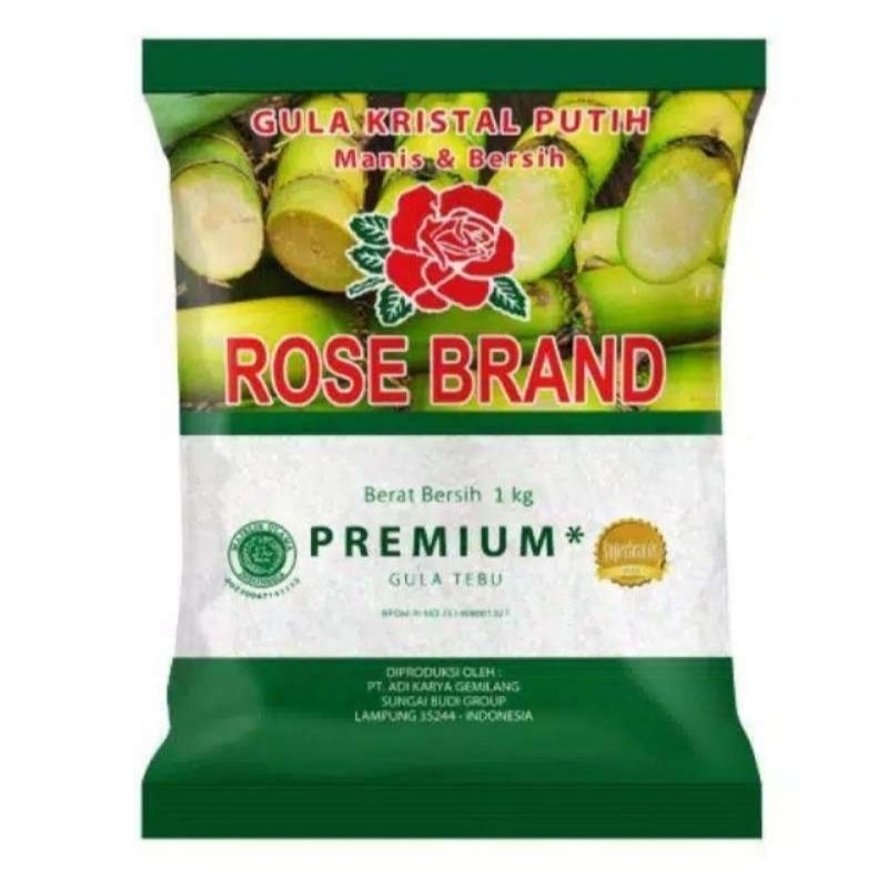 

Rose Brand Gula Pasir 1 kg per 5 bks