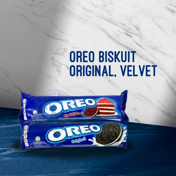 

Oreo Original ( 119 gr ) Biskuit Krim Biscuit Coklat Vanilla