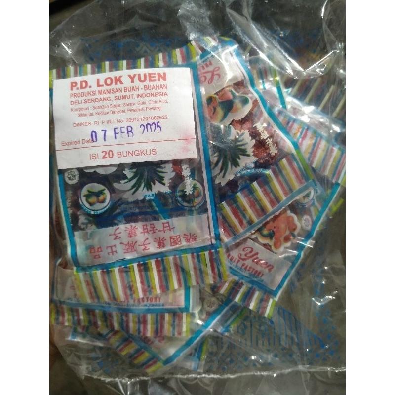 

Manisan buah lok Yuen/ Somboi Merah/Somboi Iris/Somboi Halus