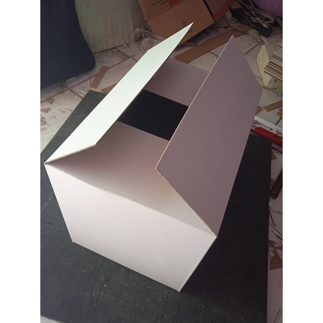 

Dus polos putih coklat /Kardus Packing Polos/ Box Putih Coklat / Kotak 20x10x8 cm