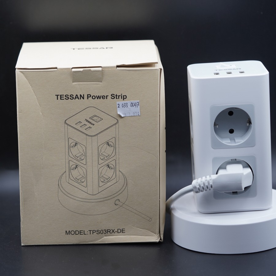 Stop Kontak Vertical Tower Power Strip Multi Outlet