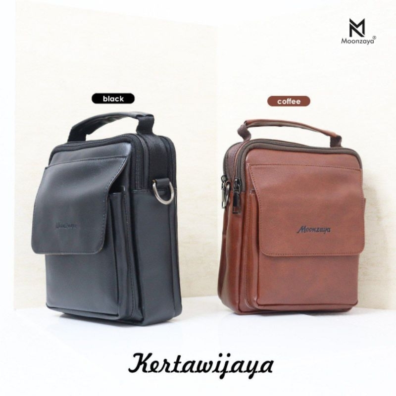 TAS KERTAWIJAYA/MOONZAYA/TAS SELEMPANG COWOK/TAS KEREN