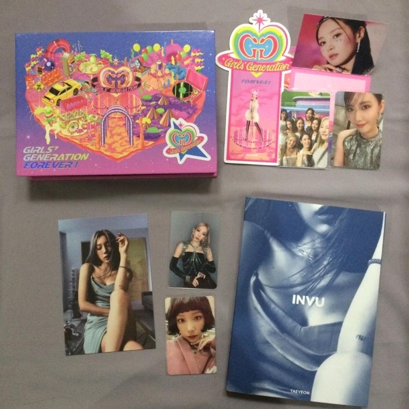 SNSD Girls' Generation Yoona Taeyeon Album Taeyeon Union Photocard INVU Why I WDICY Something New Pu