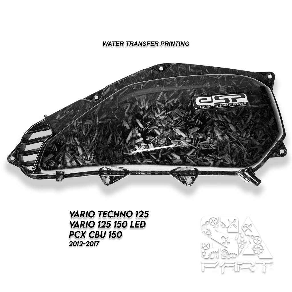 COVER BOX FILTER CARBON FORGED KARBON VARIO 125 FI VARIO 125 TECHNO FORGED