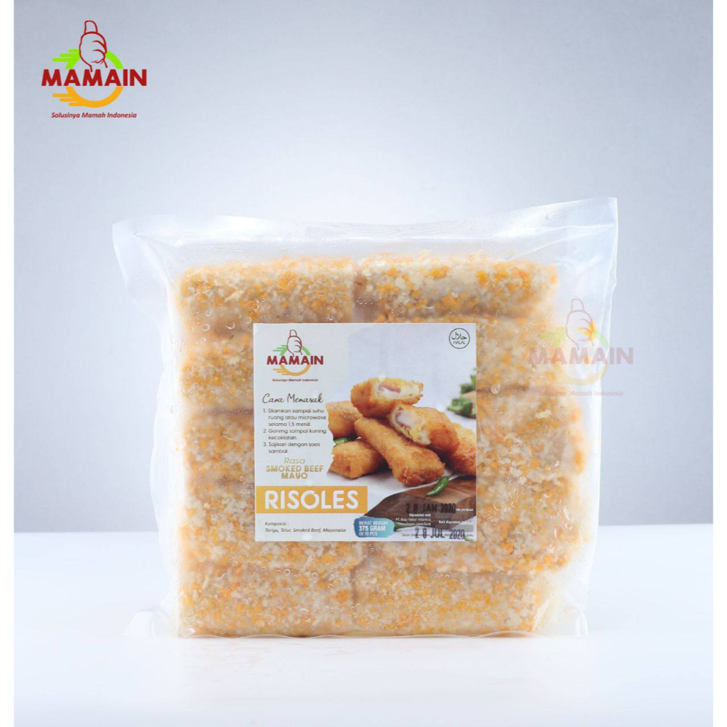 

Mamain Risoles Frozen cemilan cepat saji freezer 500gr