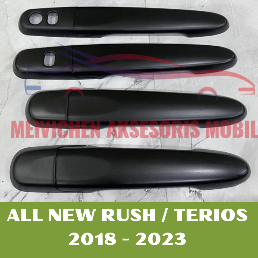 Cover Handle Gagang Pintu All New Rush - Terios 2018 - 2023 Hitam Doff