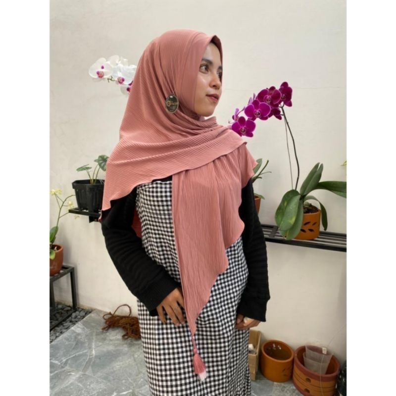 S3 INSTAN PLISKET TASEL/HIJAB S INSTAN PLISKET/HIJAB INSTAN PLISKET TASEL ORIGINAL ALDAEZYA