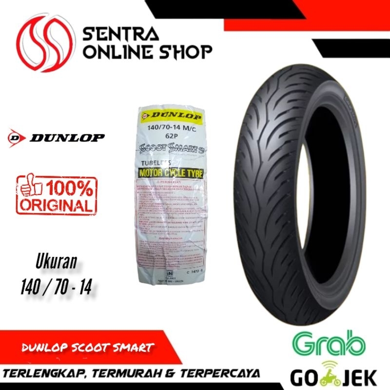 Ban luar TL xmax tubeles 140 70 14 Dunlop scoot smart 2
